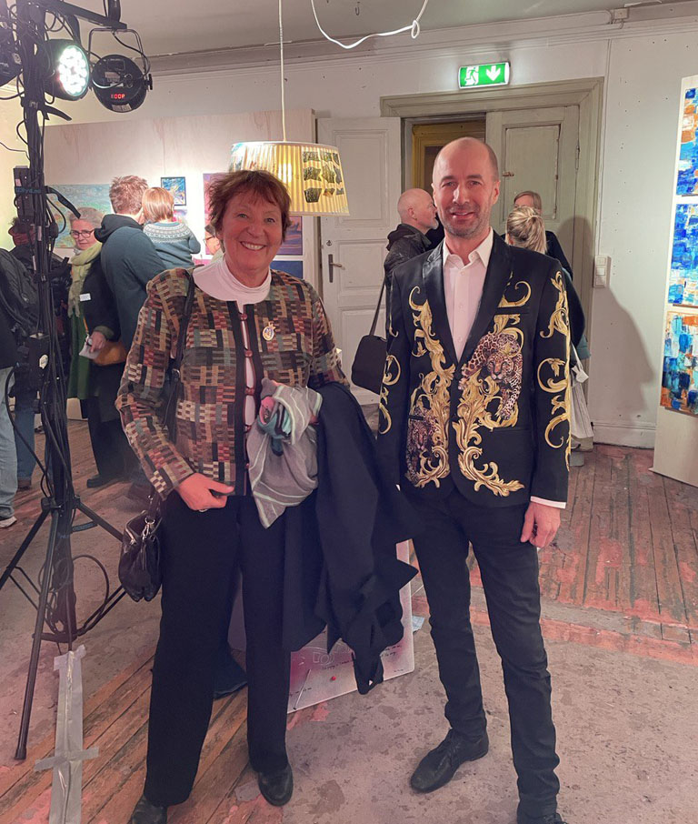 At Kaleidoskop 2022 with the Mayor of Oslo, Mariane Borgen